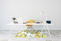Decormat Podloga za stol parket Pobarvane limone 100x70 cm 