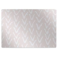 Decormat Podloga za pisarniški stol V light pink 120x90 cm 