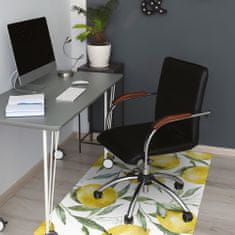 Decormat Podloga za stol parket Pobarvane limone 100x70 cm 