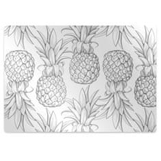 Decormat Podloga za pisarniški stol Pineapple pattern 100x70 cm 