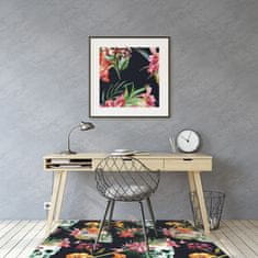 Decormat Podloga za stol Lobanje in rože 100x70 cm 