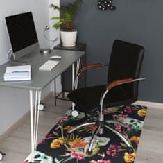 Decormat Podloga za stol Lobanje in rože 100x70 cm 
