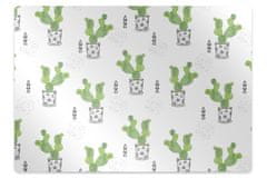 Decormat Podloga za zaščito tal Green cacti 100x70 cm 