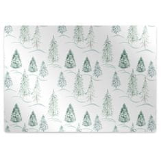 Decormat Podloga za pisalni stol Winter christmas tree 100x70 cm 