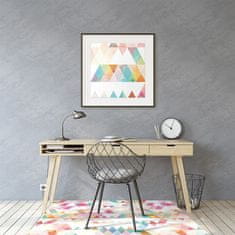 Decormat Podloga za stol parket Mavrična geometrija 100x70 cm 