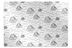 Decormat Podloga za pisarniški stol Sailing ships at sea 100x70 cm 
