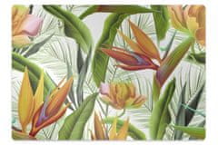 Decormat Podloga za pisarniški stol Tropical plants 120x90 cm 15 cm 