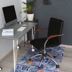 Decormat Podloga za pisarniški stol Divje cvetje 120x90 cm 
