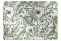 Decormat Podloga za pisalni stol White flowers 100x70 cm 