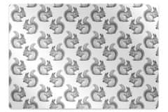 Decormat Podloga za stol Squirrel pattern 100x70 cm 