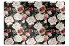 Decormat Podloga za stol Baroque flowers 100x70 cm 