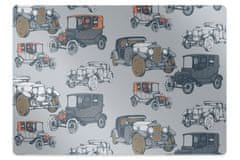 Decormat Podloga za pisarniški stol Classic cars 100x70 cm 