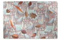 Decormat Podloga za stol Autumn city 100x70 cm 