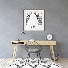 Decormat Podloga za pisarniški stol Risba jelenov 100x70 cm 