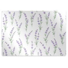 Decormat Podloga za zaščito tal Lavender flowers 100x70 cm 