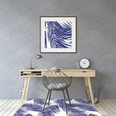Decormat Podloga za pisarniški stol Mornarsko modri list 120x90 cm 