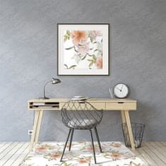 Decormat Podloga za pisarniški stol Pomladne rože 120x90 cm 