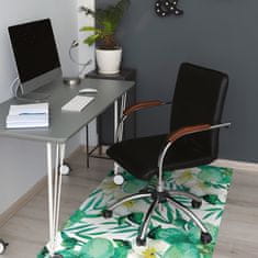 Decormat Podloga za pisarniški stol Pastelne rože 100x70 cm 