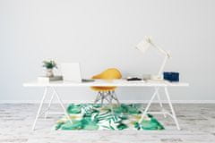 Decormat Podloga za pisarniški stol Pastelne rože 100x70 cm 