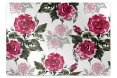 Decormat Podloga za pisalni stol Painted roses 140x100 cm 