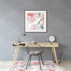 Decormat Podloga za stol Peonies cvetje 120x90 cm 