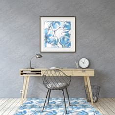 Decormat Podloga za stol Akvareni cvetovi 100x70 cm 