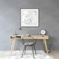 Decormat Podloga za pisarniški stol Protea srebro 120x90 cm 