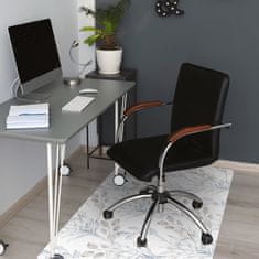 Decormat Podloga za pisarniški stol Protea srebro 120x90 cm 