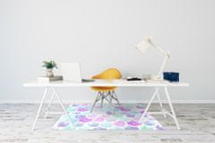 Decormat Podloga za stol Colorful drops 100x70 cm 
