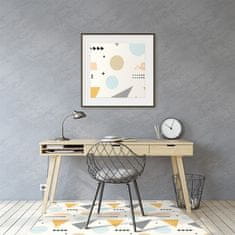 Decormat Podloga za stol Colorful shapes 100x70 cm 