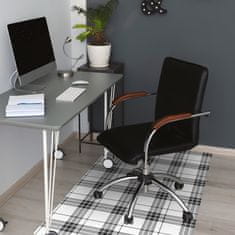 Decormat Podloga za pisarniški stol Plaid pattern 120x90 cm 