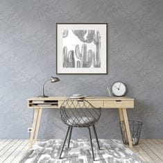 Decormat Podloga za pisarniški stol Painted cacti 100x70 cm 