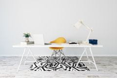 Decormat Podloga za stol Black and white pattern 120x90 cm 