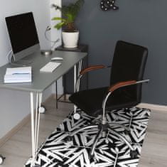 Decormat Podloga za stol Black and white pattern 120x90 cm 