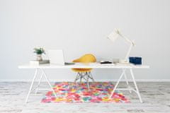 Decormat Podloga za pisarniški stol Colorful bubbles 100x70 cm 