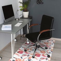 Decormat Podloga za stol Crazy flamingos 100x70 cm 