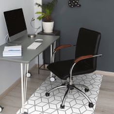 Decormat Podloga za pisarniški stol Gray cubes 100x70 cm 