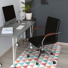 Decormat Podloga za stol Colorful triangles 140x100 cm 