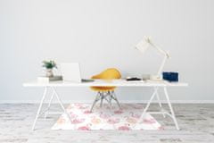 Decormat Podloga za pisarniški stol Flamingos and flowers 120x90 cm 