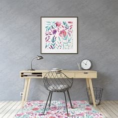 Decormat Podloga za pisarniški stol Vintage maki 100x70 cm 