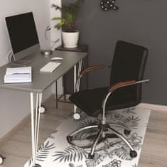 Decormat Podloga za stol Black and white tropics 120x90 cm 