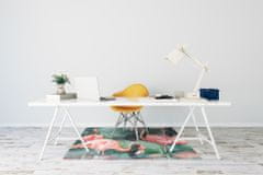 Decormat Podloga za stol Painted flamingos 100x70 cm 