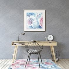Decormat Podloga za pisarniški stol Pastel flowers 120x90 cm 