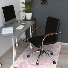Decormat Podloga za pisarniški stol Pink poppies 100x70 cm 