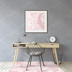 Decormat Podloga za pisarniški stol Pink poppies 100x70 cm 