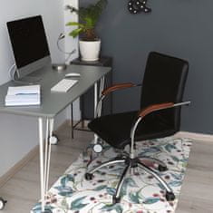 Decormat Podloga za pisarniški stol Birds in raspberries 140x100 cm 