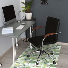 Decormat Podloga za pisarniški stol Tropical cacti 100x70 cm 