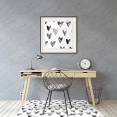 Decormat Podloga za stol Painted hearts 100x70 cm 