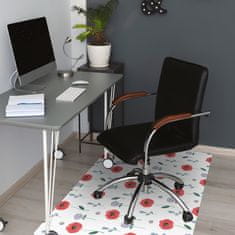 Decormat Podloga za pisarniški stol Red field of poppies 140x100 cm 