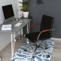 Decormat Podloga za stol Blue ferns 140x100 cm 